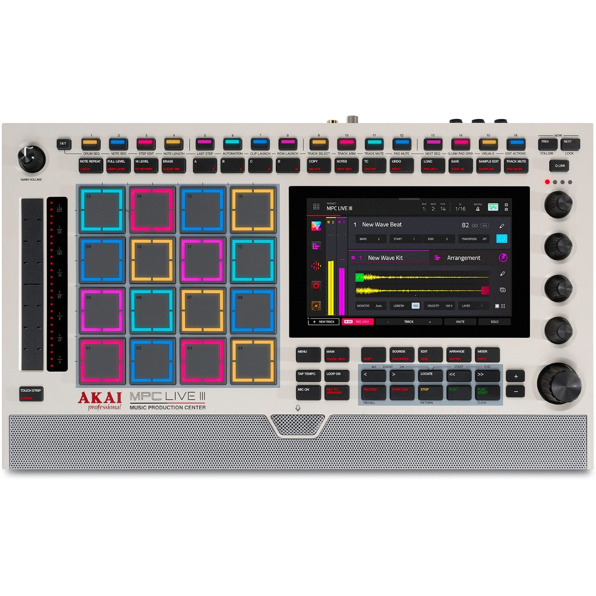 Akai MPC Live III Retro | Standalone Music Production Center | 8-Core CPU, 8GB RAM & MPCe Pads