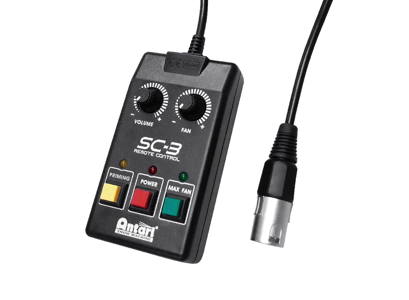 Antari SC-3 Remote | Wired Remote Control with Volume & Fan for SW-300 / S-500 Snow Machines