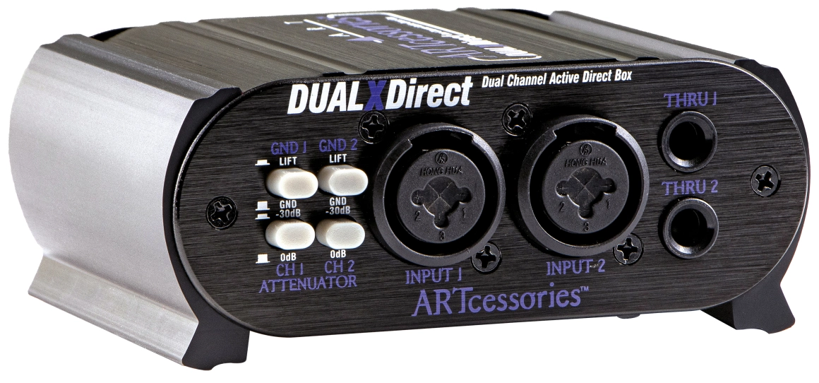 Art DualXDirect | 2-Channel Active DI Box with Combo Inputs, Phantom or Battery Power