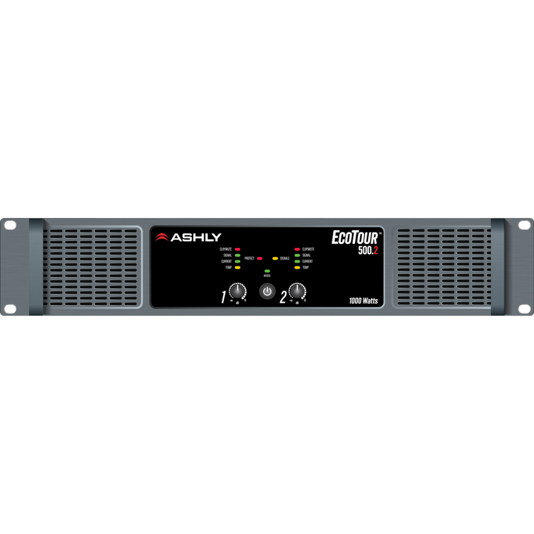 Ashly EcoTour 500.4 | 4-Channel High-Efficiency Power Amplifier (500W/Ch @ 4Ω)