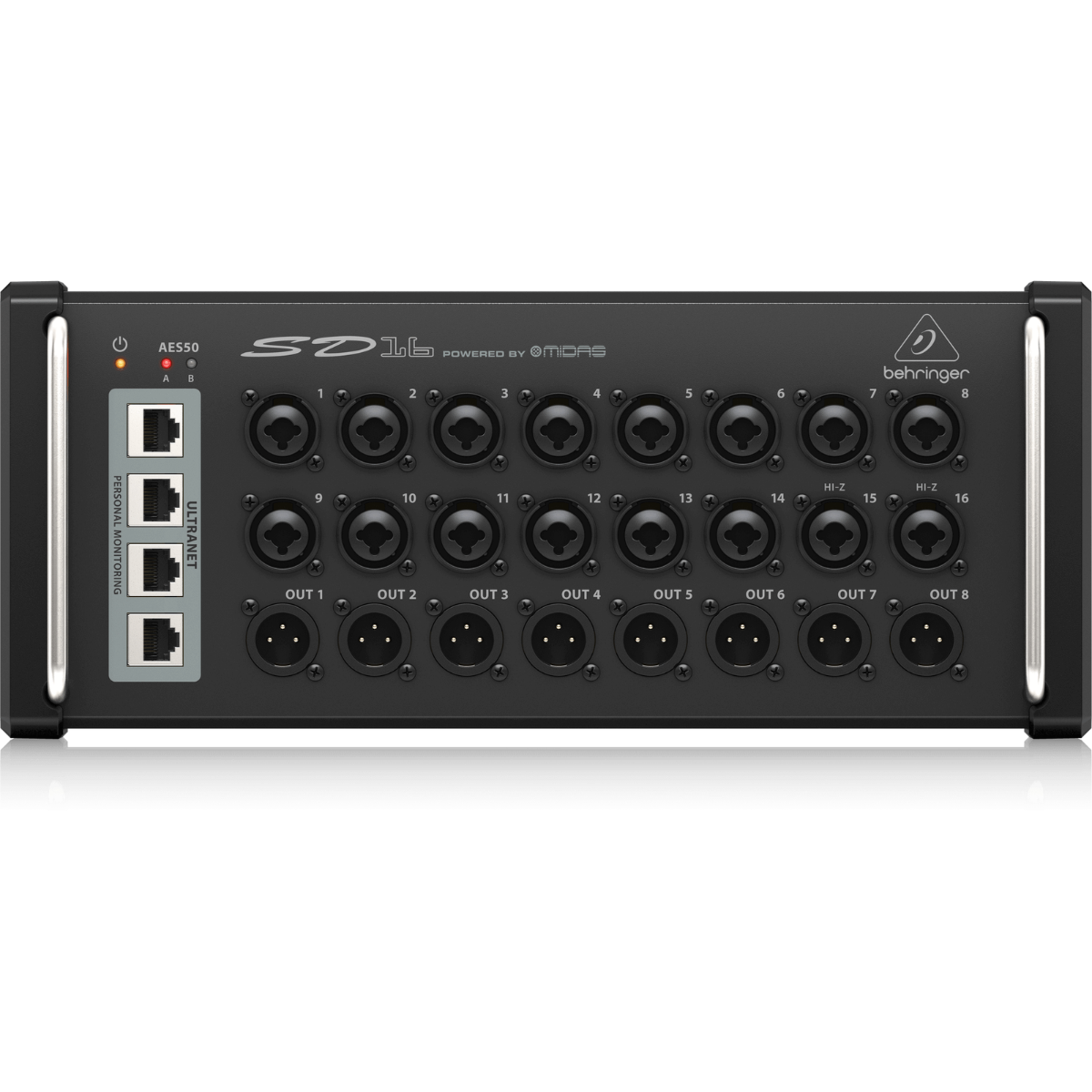 Behringer SD16 | 16 Remote Midas Preamps | ULTRANET Hub with AES50 Networking