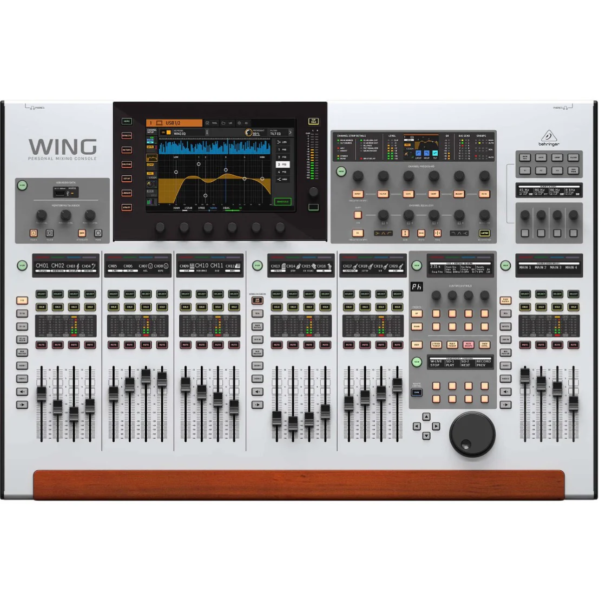 Behringer WING | 48-Channel Digital Mixing Console | 24 Motorized Faders with MIDAS Preamps