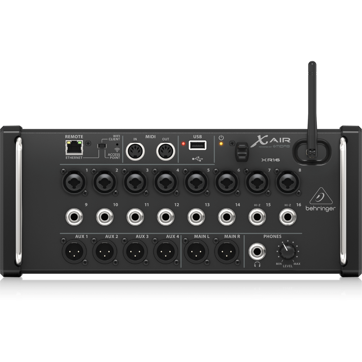 Behringer XR16 | 16-Input Digital Mixer | WiFi Control with USB Recorder