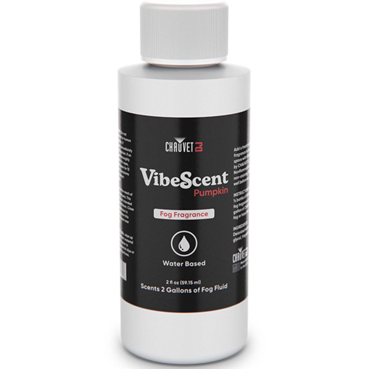 CHAUVET DJ VibeScent Pumpkin | Pumpkin Scent Additive for Fog & Haze Fluid | Water-Based, Non-Flammable Formula