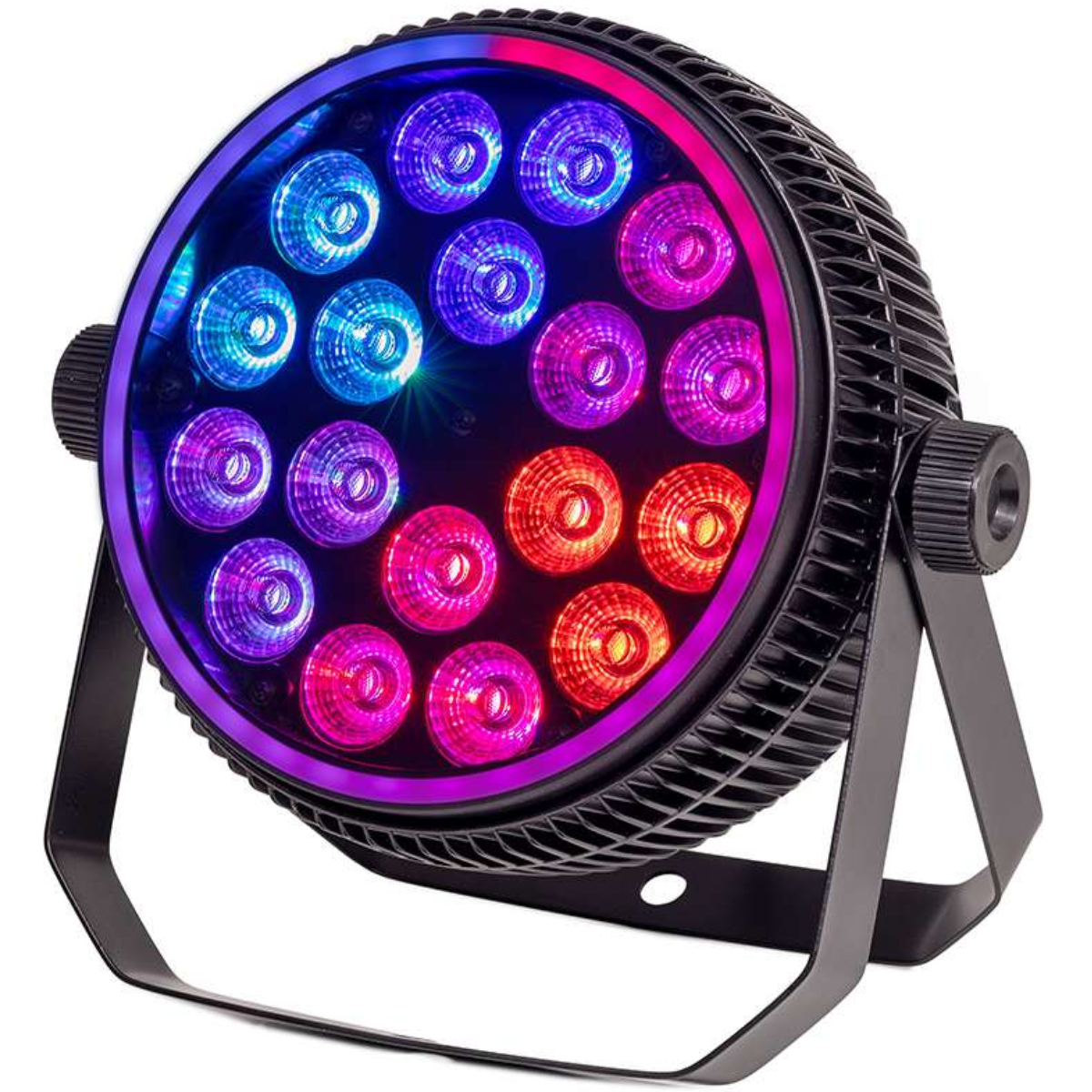 ColorKey Halo Par HEX 18P | 18x10W RGBWA+UV LEDs | 6-Zone Pixel Wash with 34-Zone Halo