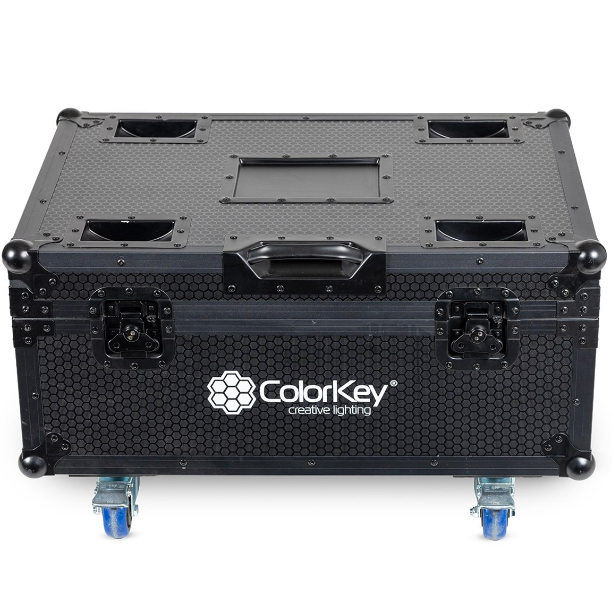 ColorKey Road Case for Inceptor Panel FX | Holds 4 Fixtures | Heavy-Duty Touring Case