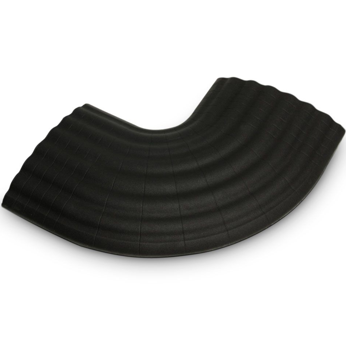 Defender Office DEF-85161 | 4-Channel 90° Cable Duct Curve | Low-Profile Black Indoor Routing