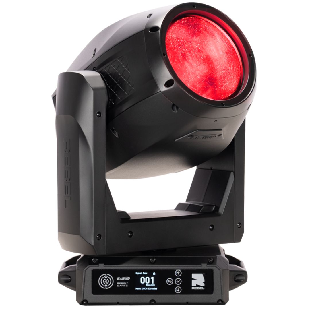 Elation Rebel Dartz | 150W Beam FX Light - 1.5° | IP65 Moving Head with Gobos, Prisms & Wireless DMX