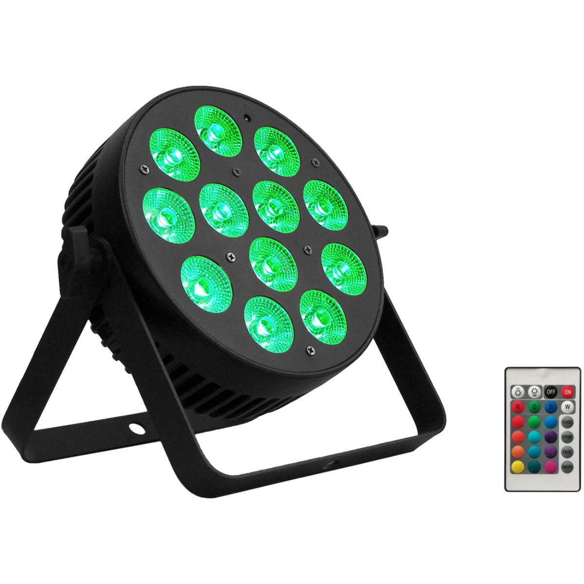 Event Lighting PAR12X8L | 12 x 8W RGBW LEDs | Fanless 40° Indoor LED Par