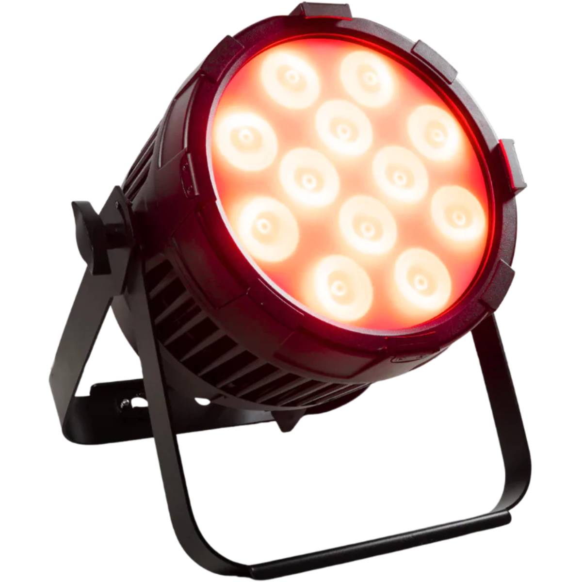 Event Lighting PARF12X20HIP | 12x20W RGBWAU LEDs | IP65 Par with Electronic Frost