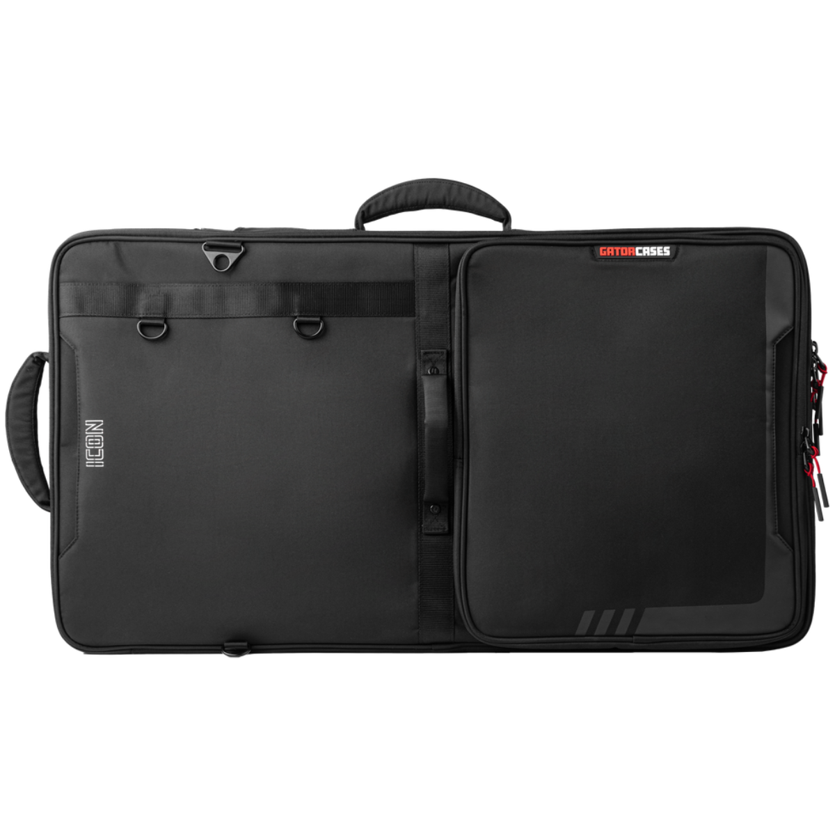 Gator G-ICONDJ-LG-BP | Large DJ Controller Backpack Bag | Semi-Rigid Travel Protection