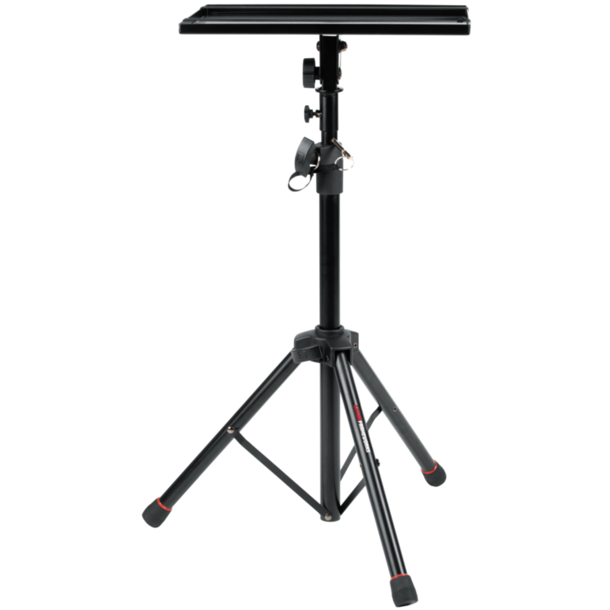 Gator GFWLAPTOP1500 | Adjustable Laptop & Projector Tripod Stand | Tilting Tray, 20lb Capacity