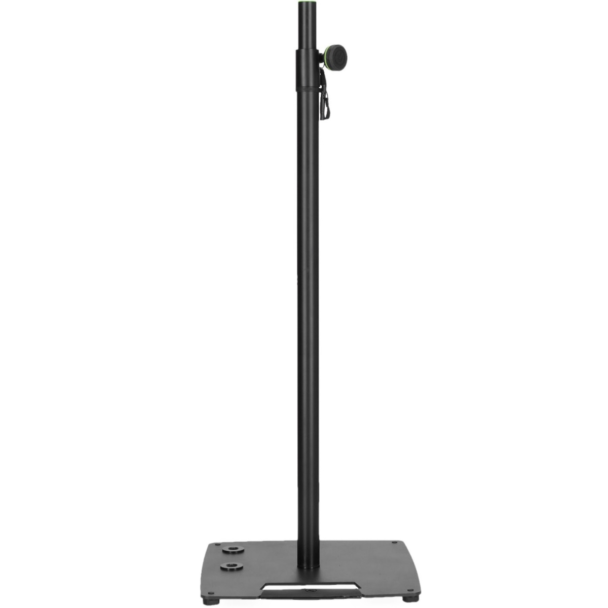 Gravity Stands LS431CB | 6ft Speaker/Lighting Stand - 66lb Capacity | Compact Square Steel Base