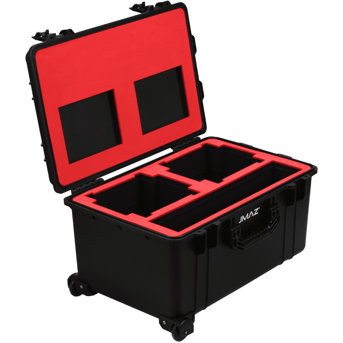JMAZ Firestorm 2PK Rolling Case | Holds 2 Firestorm Fixtures | IP65 Hard Case with Wheels