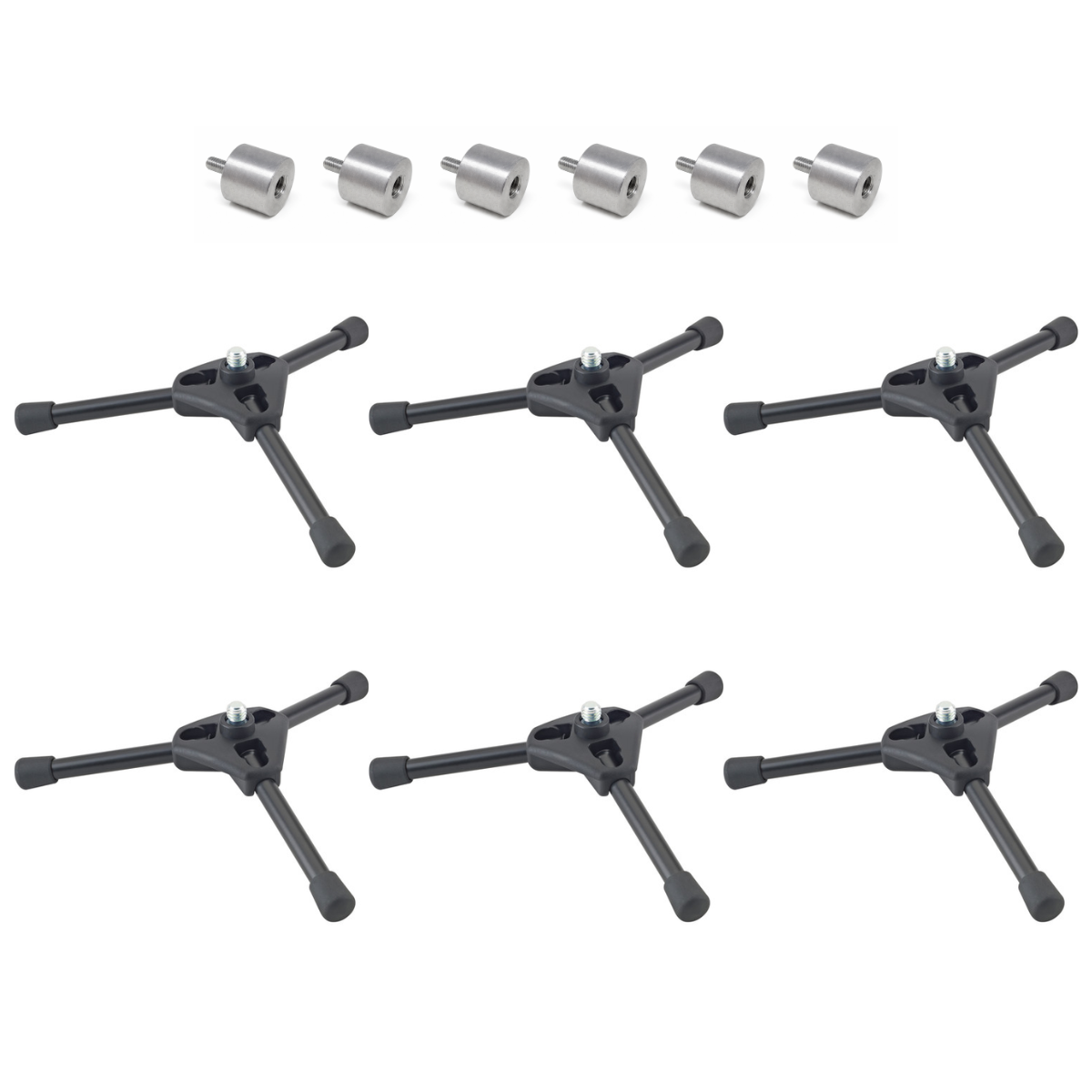 K&M Tripod Stands for Ape Labs Neon Pix | 6-Pack Floor Stands for Neon & Neon Pix