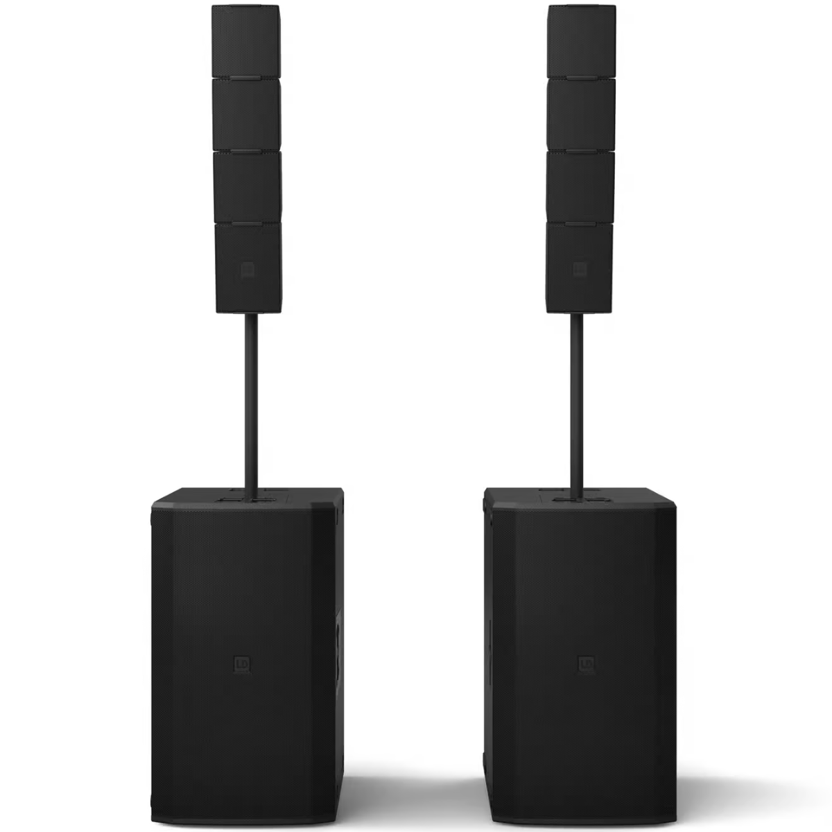 LD Systems MAILA S | 7.6kW Stereo Line Array System | Ground Stack with 2x15 Subwoofers