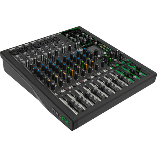 Mackie ProFX12v3+ | 12-Channel Analog Mixer with Built-In FX, USB Recording, and Bluetooth