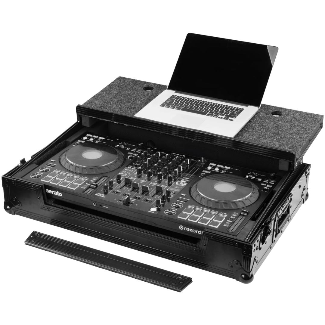 Odyssey RCGS-FLX10WBL | Black Wheeled Case with Glide Platform | Fits DDJFLX10 Controller