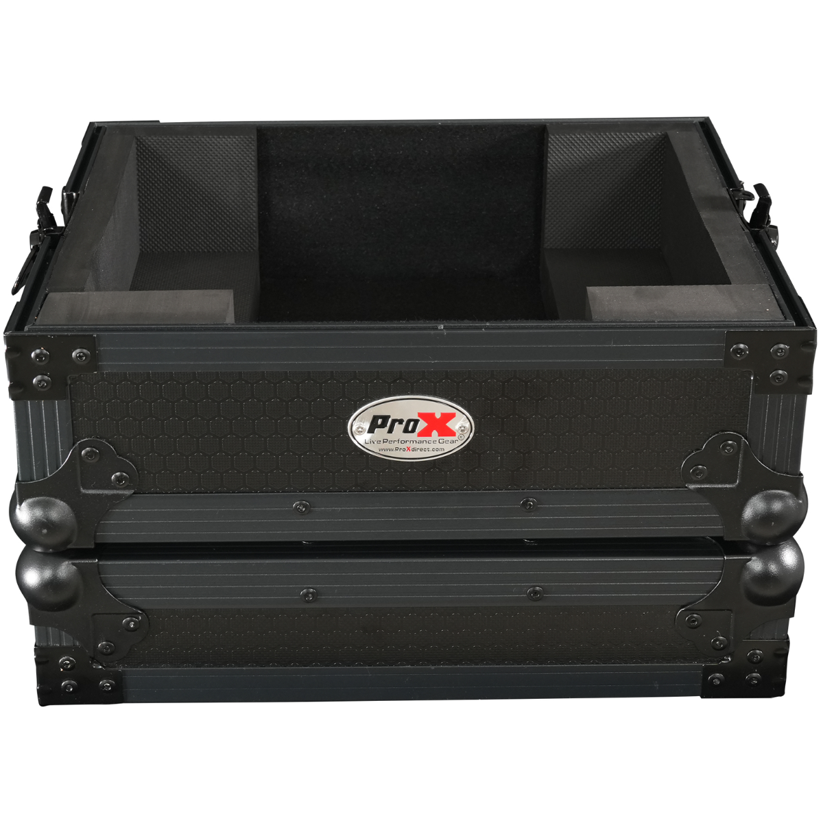 ProX XS-RP7BL | Case for Reloop RP-7 | All Black with Custom Foam