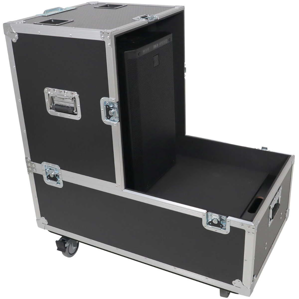 ProX XS SP2X252015WCL | Dual Column Array Combo Case for 2 Systems | ATA Flight Protection with Casters