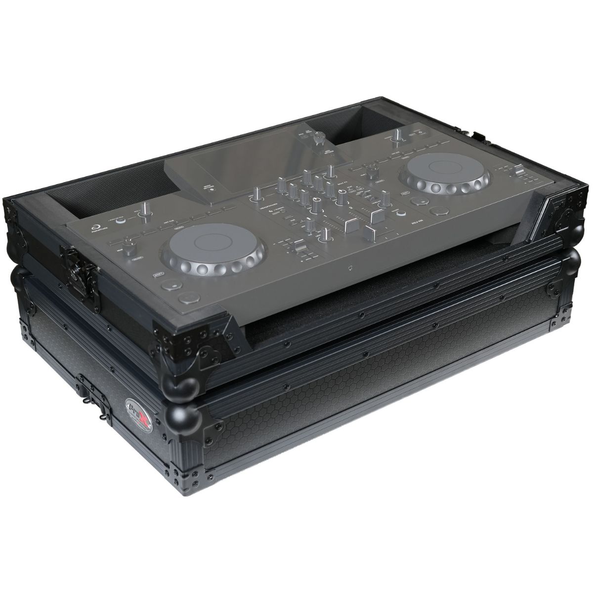 ProX XS-XDJANBL | ATA Case for AlphaTheta XDJ-AN | All-Black with Front Access & Cable Storage