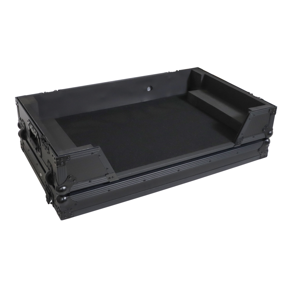ProX XS-XDJAZWBL | ATA Flight Case for Alphatheta-Pioneer XDJ-AZ with 1U Rack Space & Wheels (Black on Black)