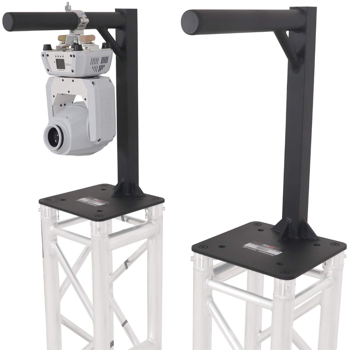 ProX XT HEADMOUNT2416X2 BLK | Set of 2 24in x 16in Lighting Mounts | 2in OD Aluminum Arms