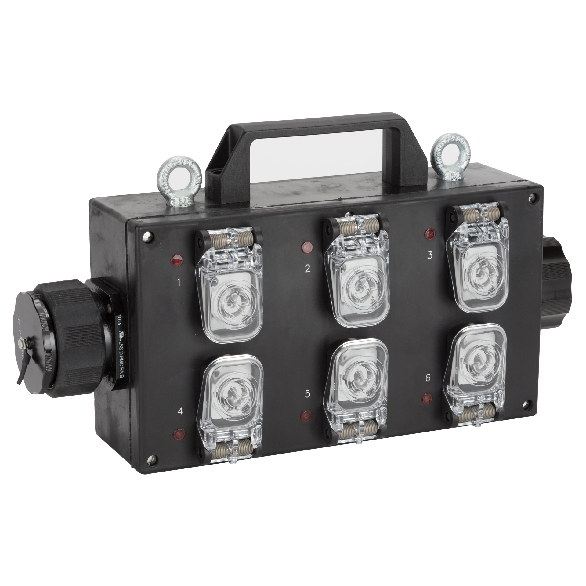 RCF CBL LKS 19 BREAKOUT | Weatherproof LKS 19 Power Box with 6x PowerCON Outputs