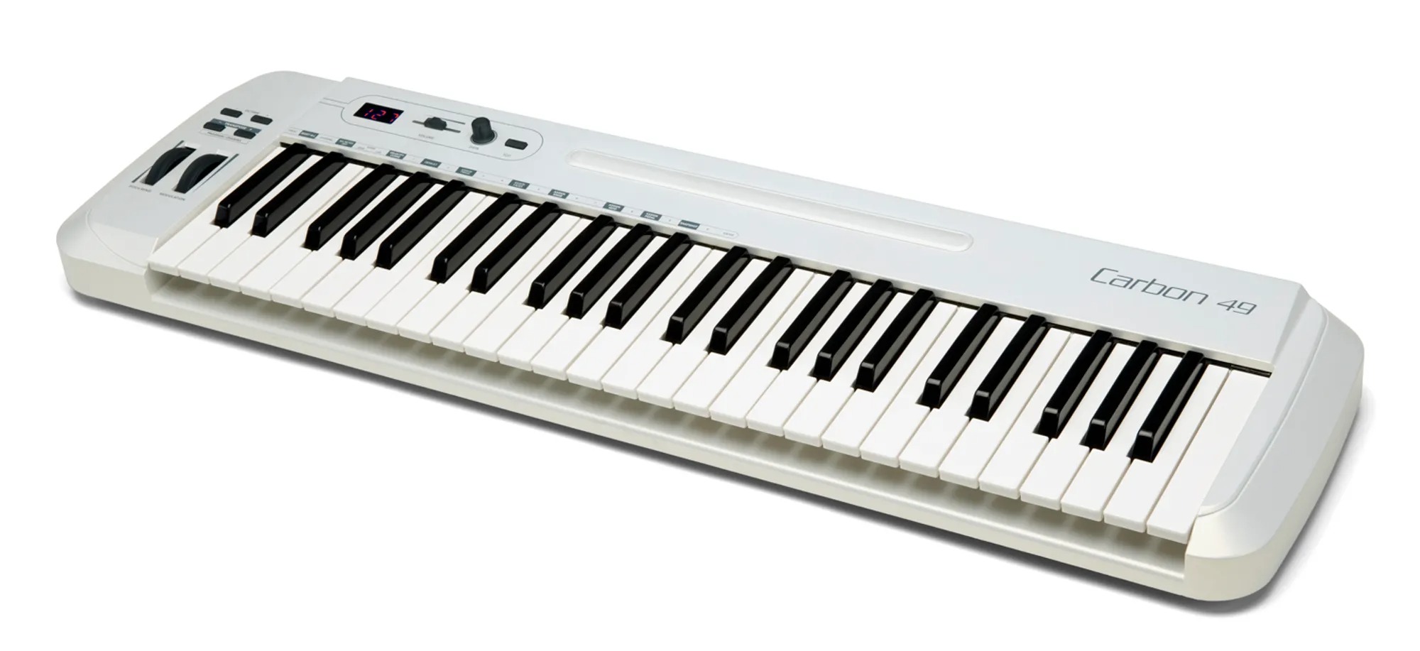 Samson Carbon 49 | 49-Key USB MIDI Controller with iPad Integration & Semi-Weighted Keys