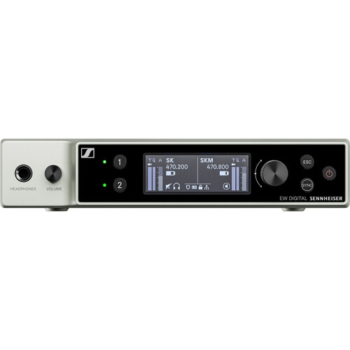 Sennheiser EW-DX EM 2 (R1-9) | Dual-Channel Digital Wireless Rackmount Receiver (R1-9: 520 to 607 MHz)