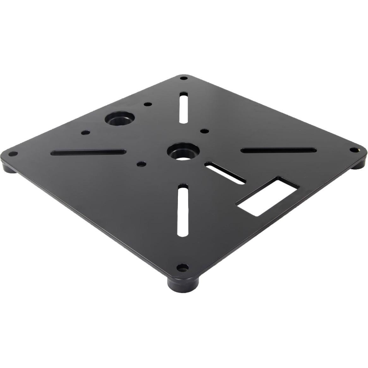 Show Solutions BP2020-STEEL-TS-2F | 20in x 20in Steel Base Plate | Dual 1.5in Tubes