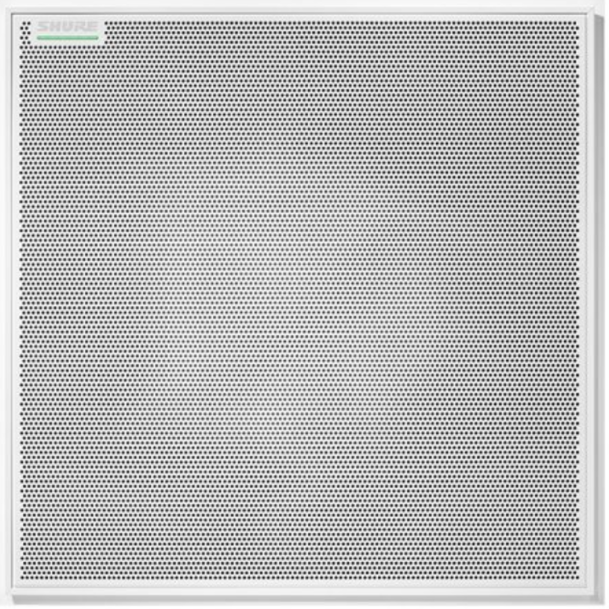 Shure MXA925W-S | Square Ceiling Array Microphone | 30 x 30ft Automatic Coverage