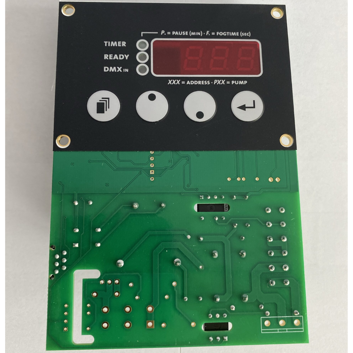 Smoke Factory SF-39144 | CPU Display PCB with Membrane Keypad | Replacement Part for Captain D.
