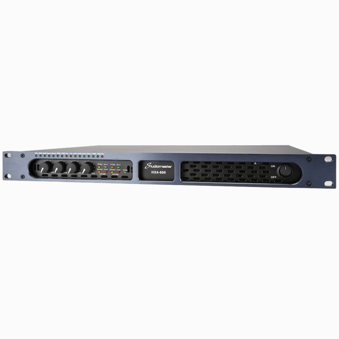 Studio Master HX2-900 | 2-Channel 900W Lightweight Digital Power Amplifier