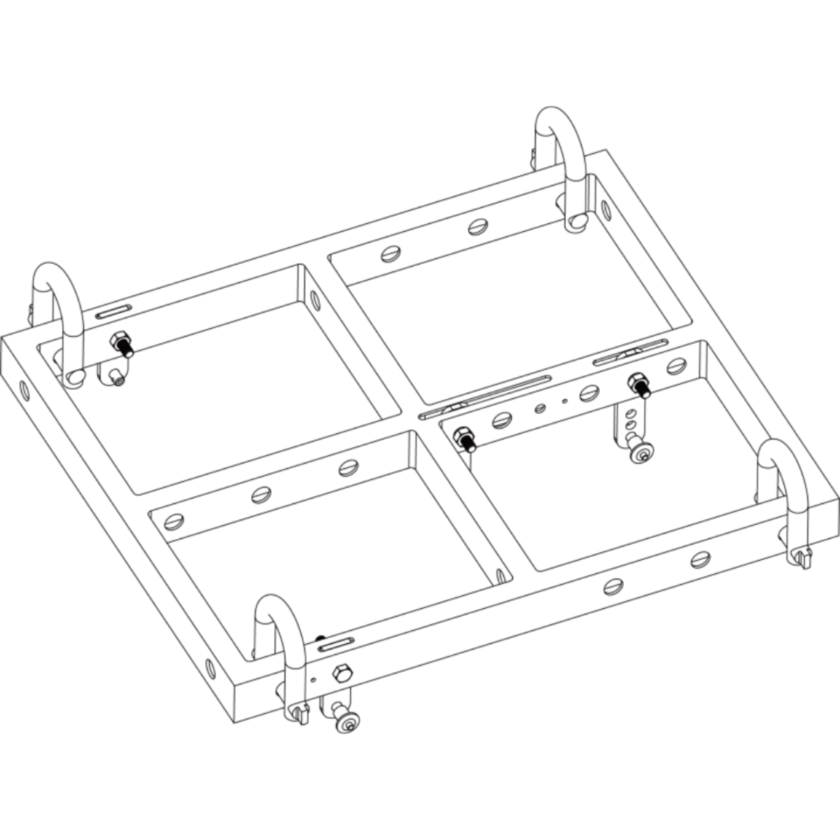 Wharfedale Pro WLA-28 Common Fly Frame | Supports WLA-28 Arrays | Flying or Ground Stacking